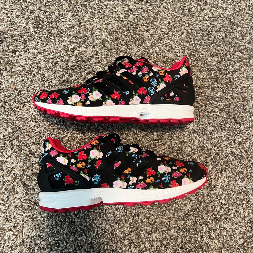 Adidas Torsion ZX Flux Floral Sneakers/Preowned/Size 6Y=7.5W